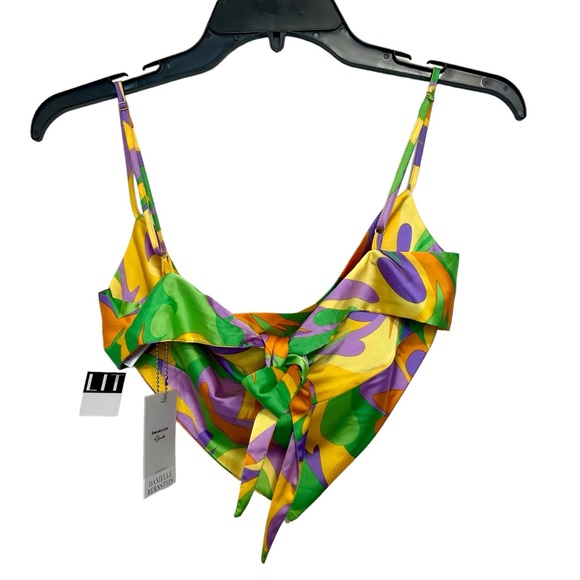 NWT Danielle Bernstein Saved by the Bell Cowl Top Sz S - Picture 6 of 16